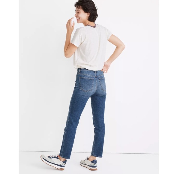 Madewell Roadtripper Stovepipe High Rise Crop Jeans 25 - Picture 2 of 13